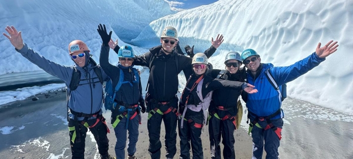 trekking po lodowcu Matanuska Alaska